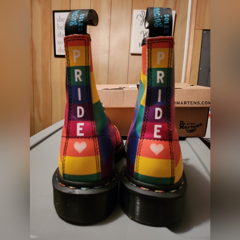 1460 "Pride" edition Dr. Martens Rainbow Boots